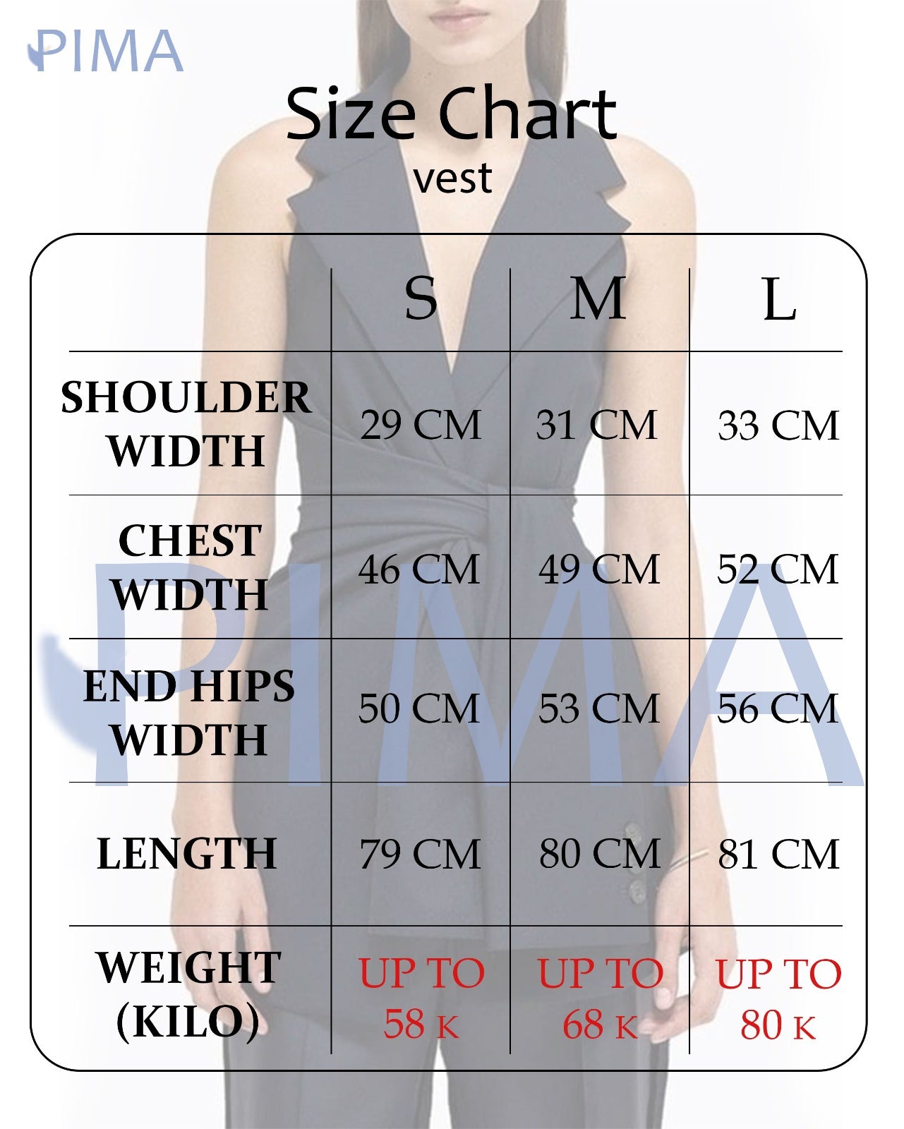 Kyla Vest Set