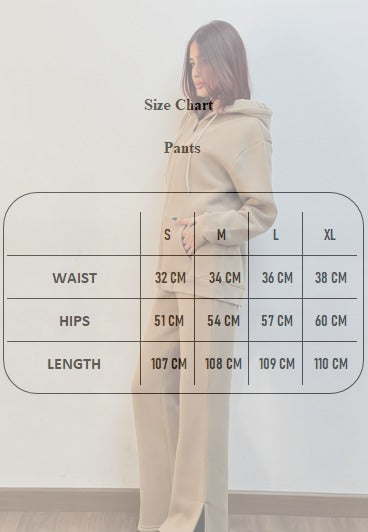 Wide Leg Pants With Patch |Beige