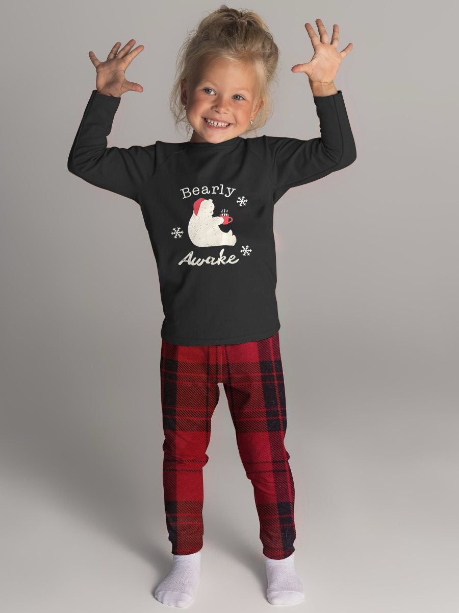 Plaid Pajama Set For Kids
