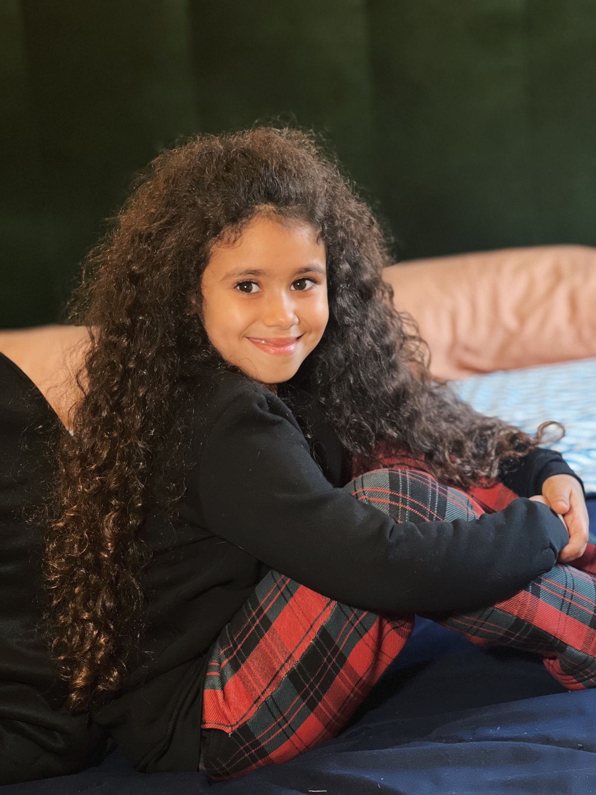 Plaid Pajama Set For Kids