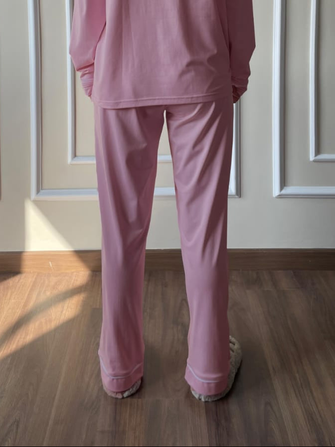 Classic Pajama Pants In Pink