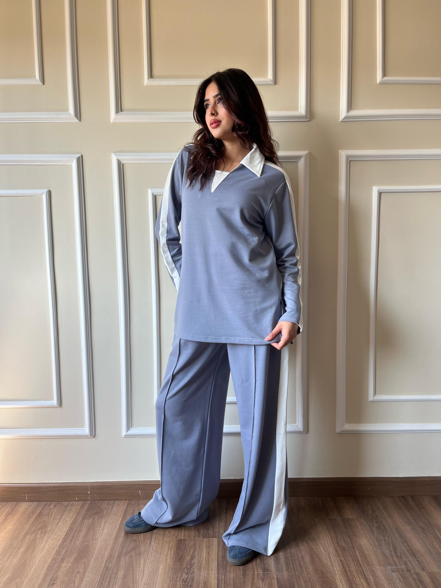 Polo Collar Set | Grey