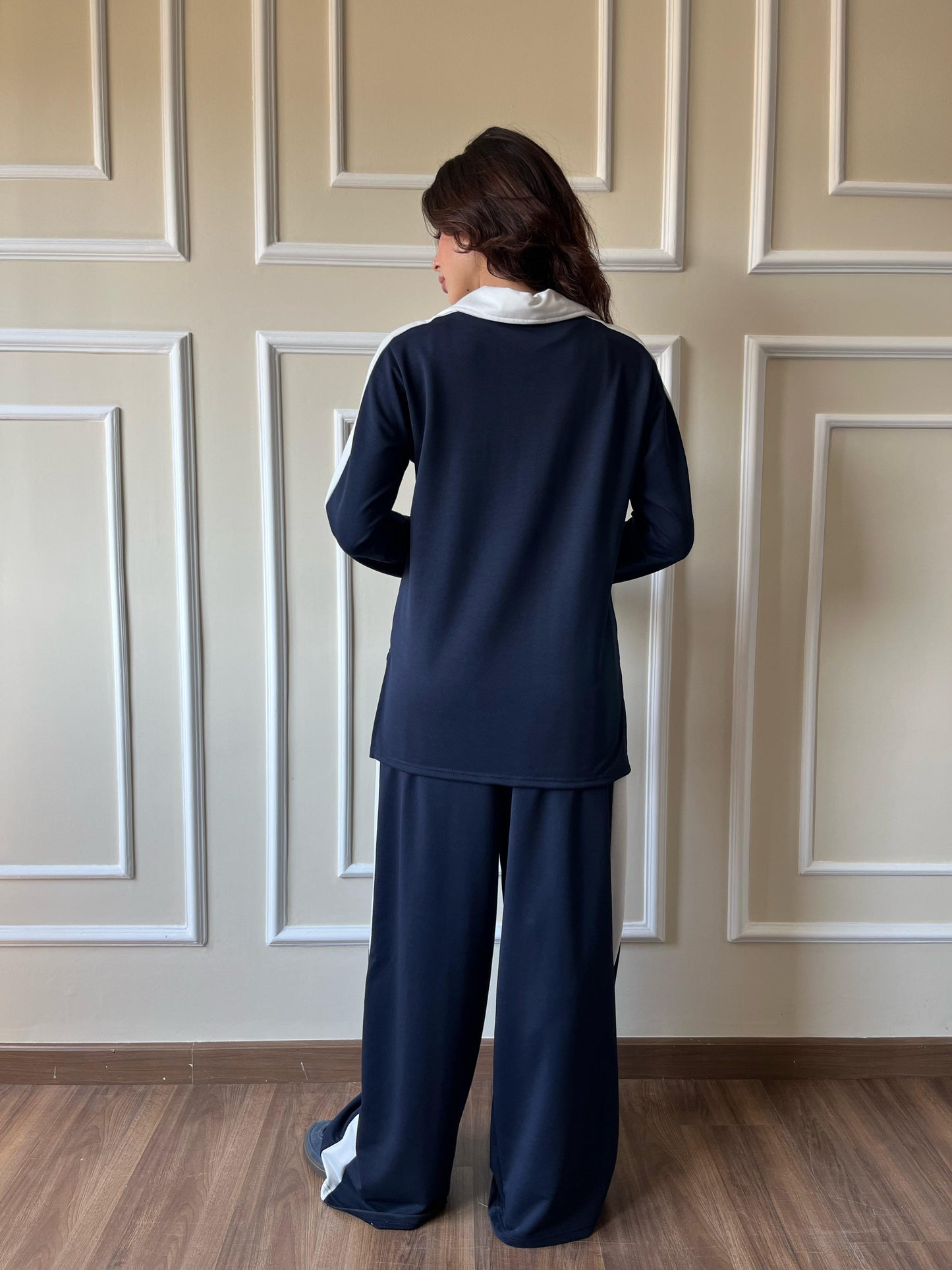 Polo Collar Set | Navy