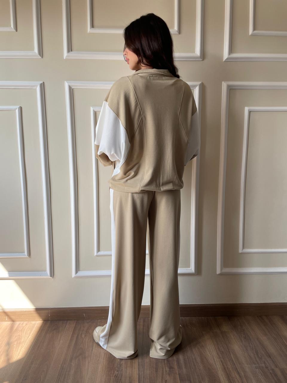 Color Block Set In Beige
