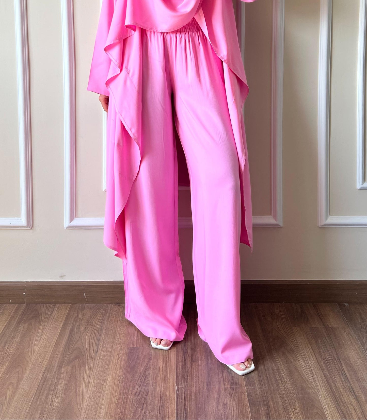 Wrap It Up Kimono Pants In Pink