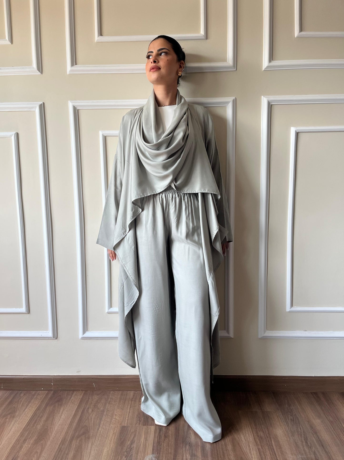 Wrap It Up Kimono Set In Mint Green