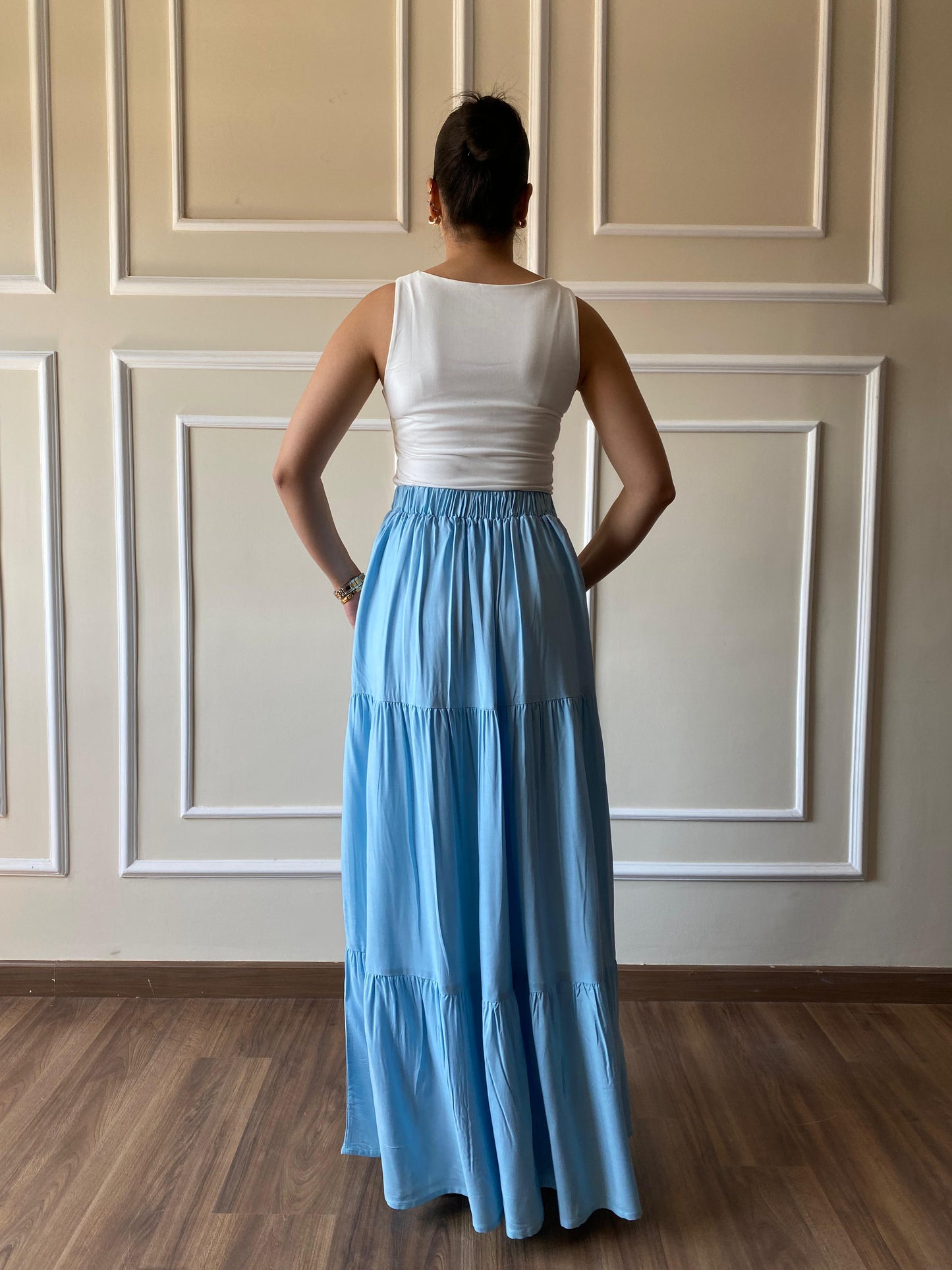 Maxi Skirt | Light-Blue