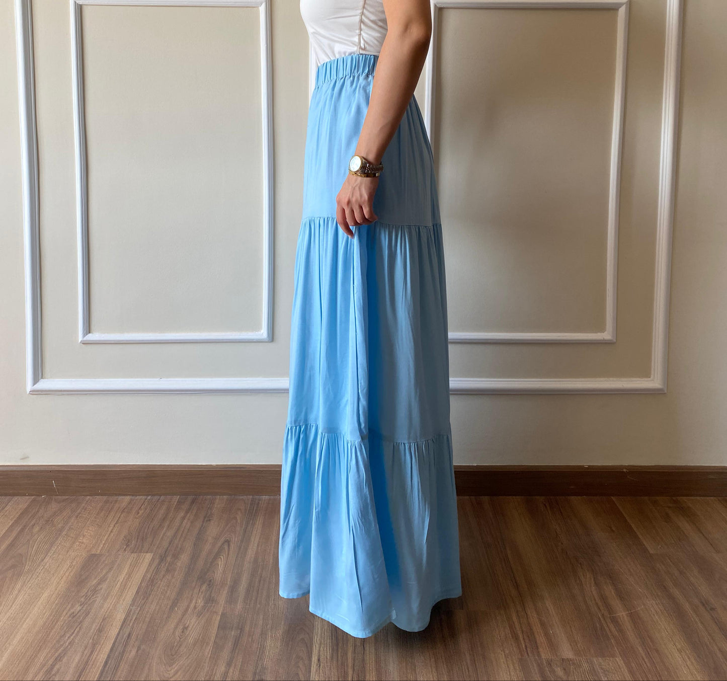 Maxi Skirt | Light-Blue