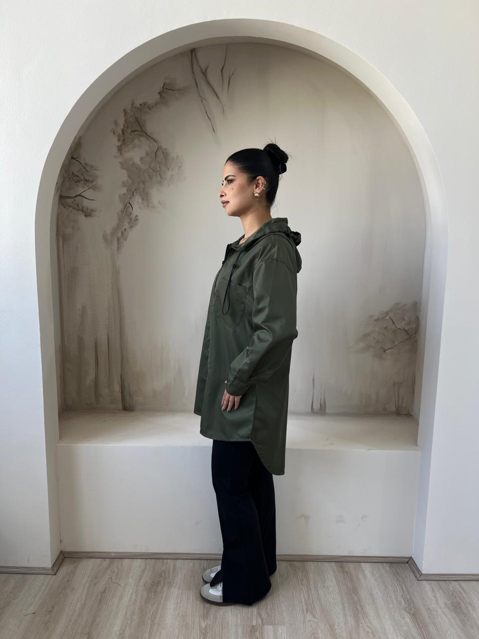 Light waterproof jacket | Olive