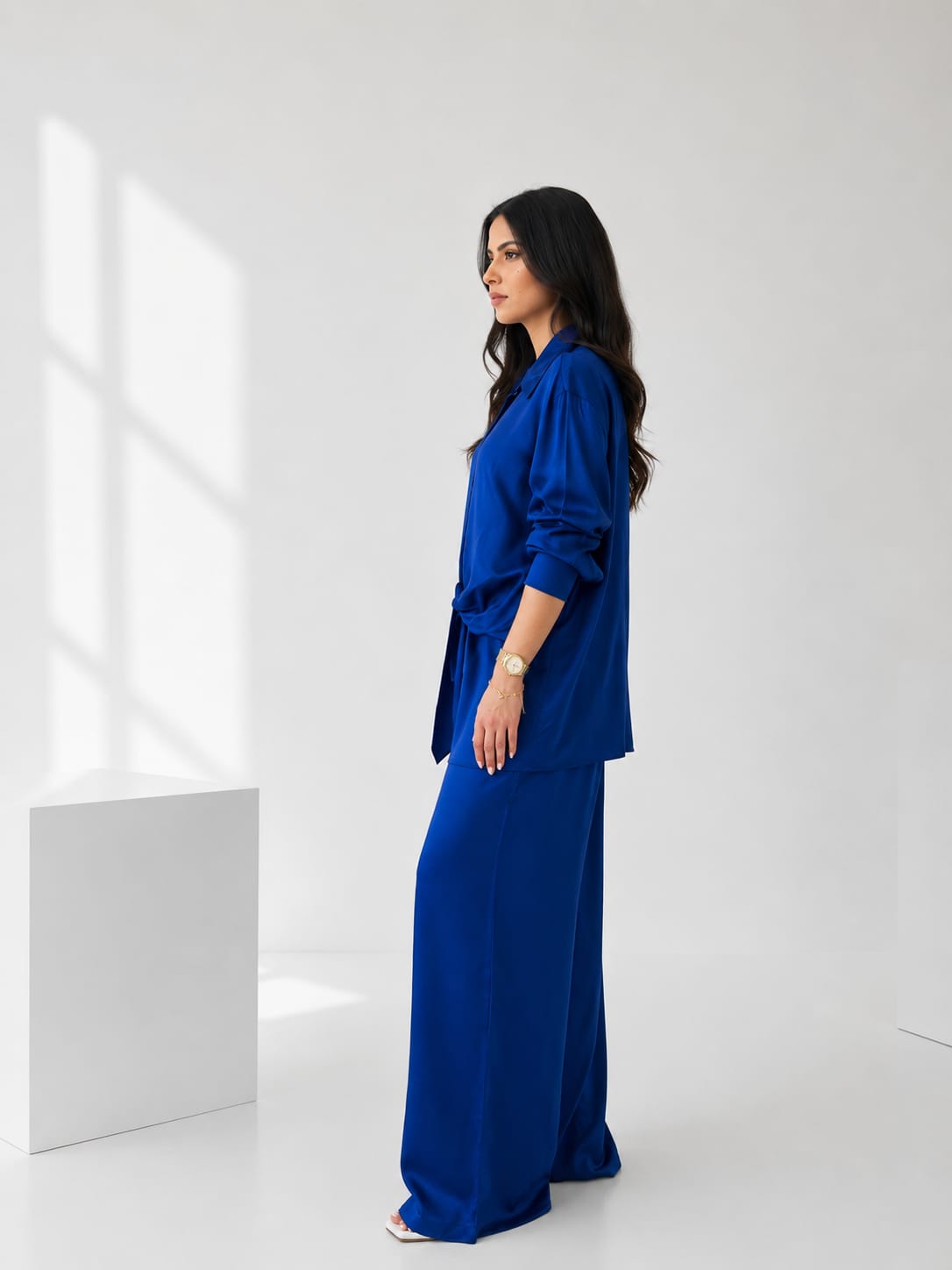 Knotted Shirt Set