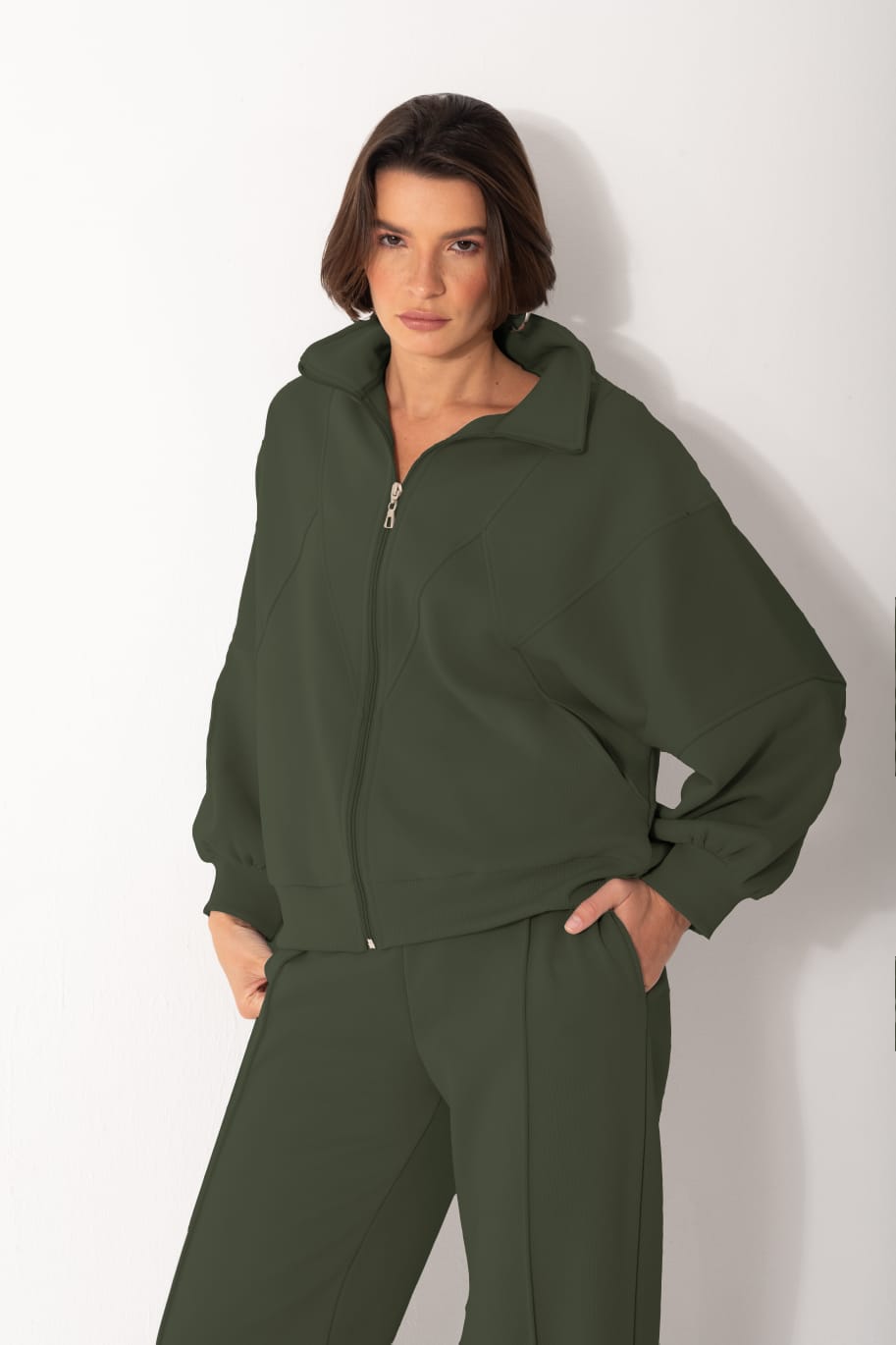 Soft Bomber Hooded Jacket