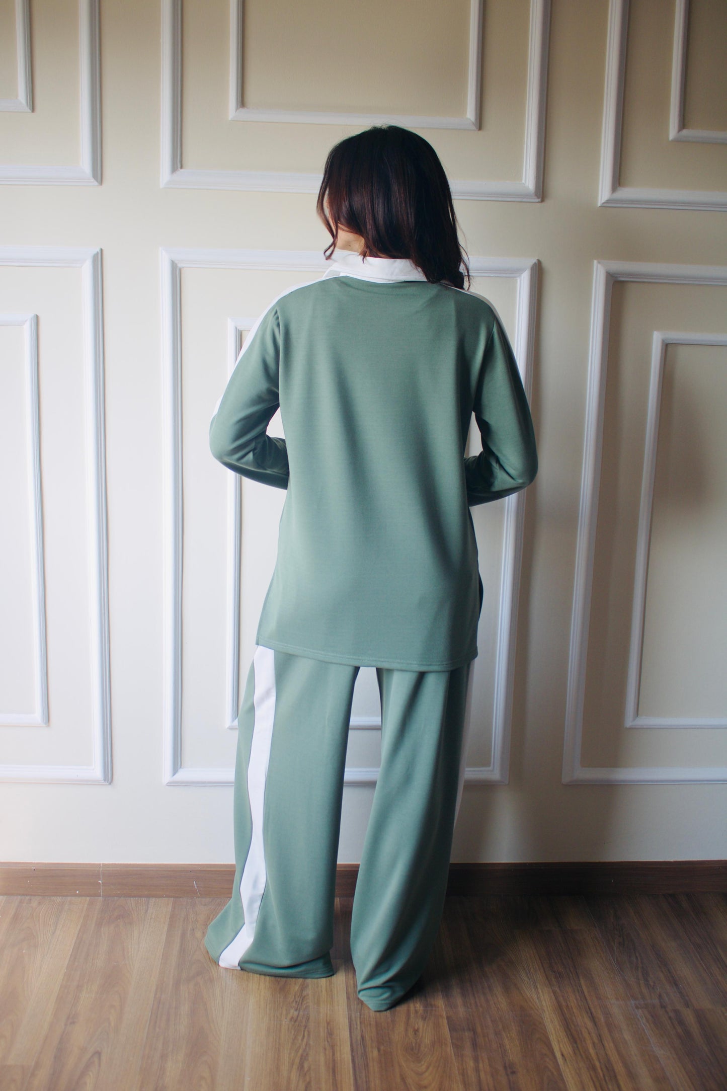Polo Collar Set | Olive