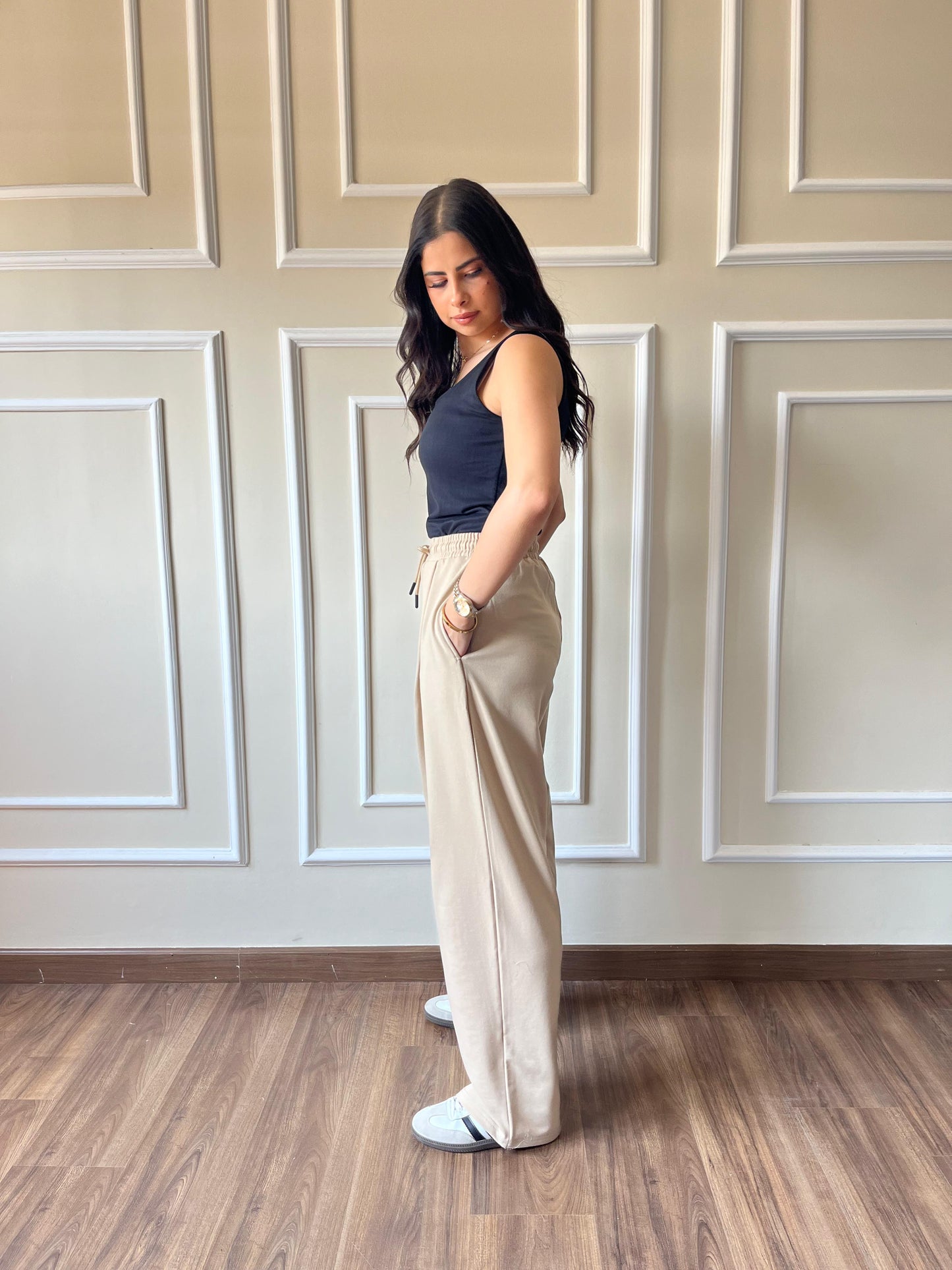 Dart Trousers |Beige
