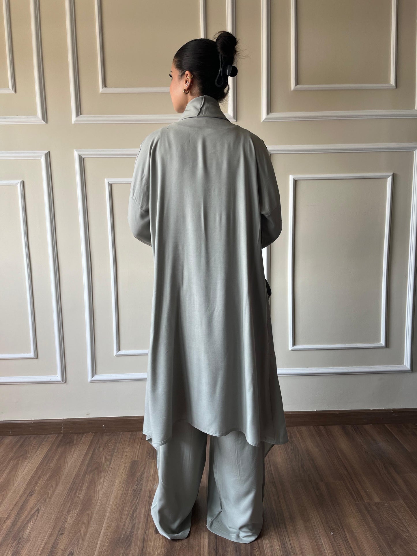 Wrap It Up Kimono Set In Mint Green