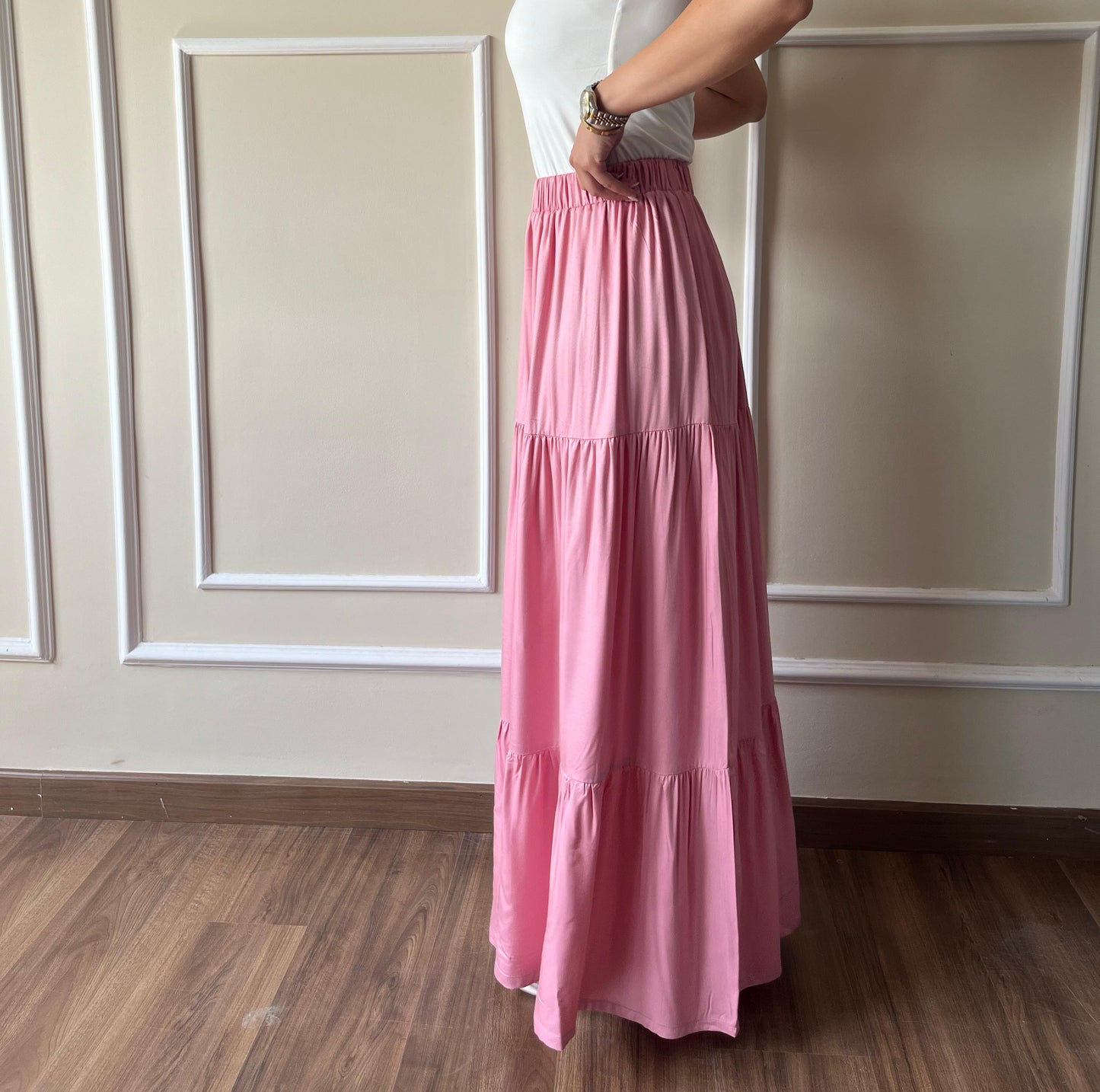 Maxi Skirt | Pink
