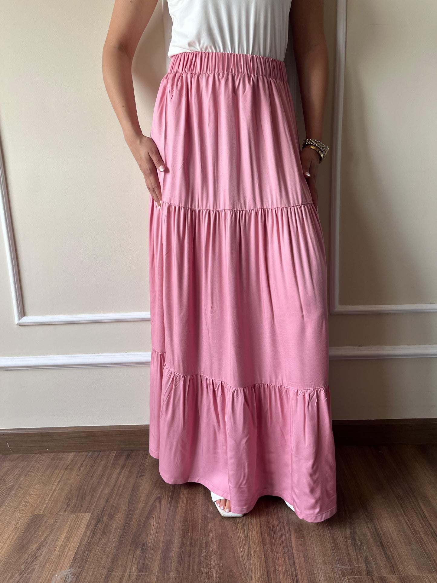 Maxi Skirt | Pink