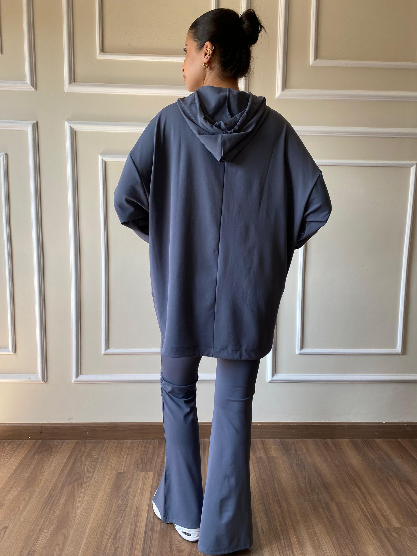 Flare Sporty Set In Grey