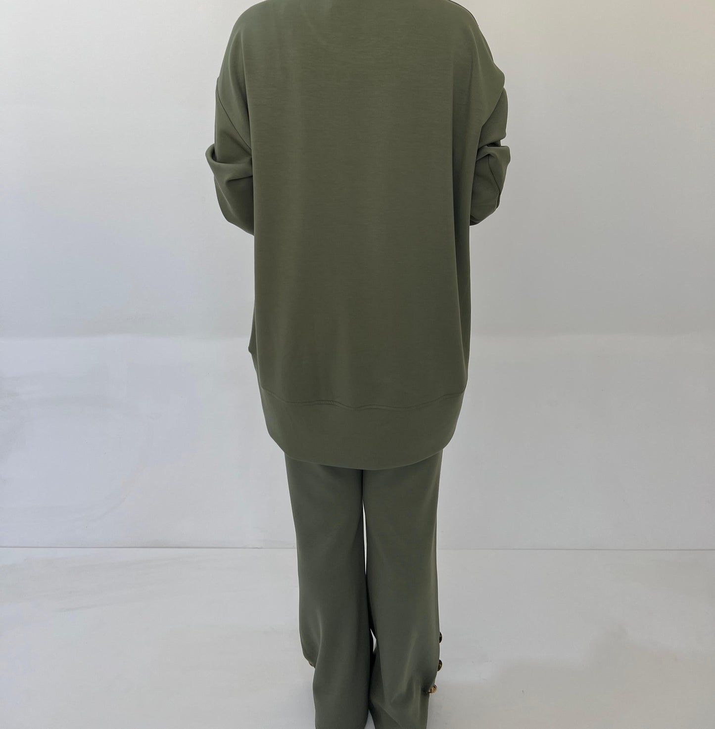 Modal Buttons Set In Olive