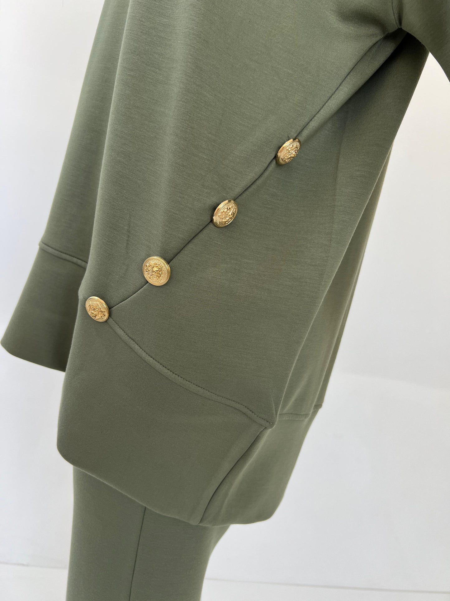 Modal Buttons Set In Olive