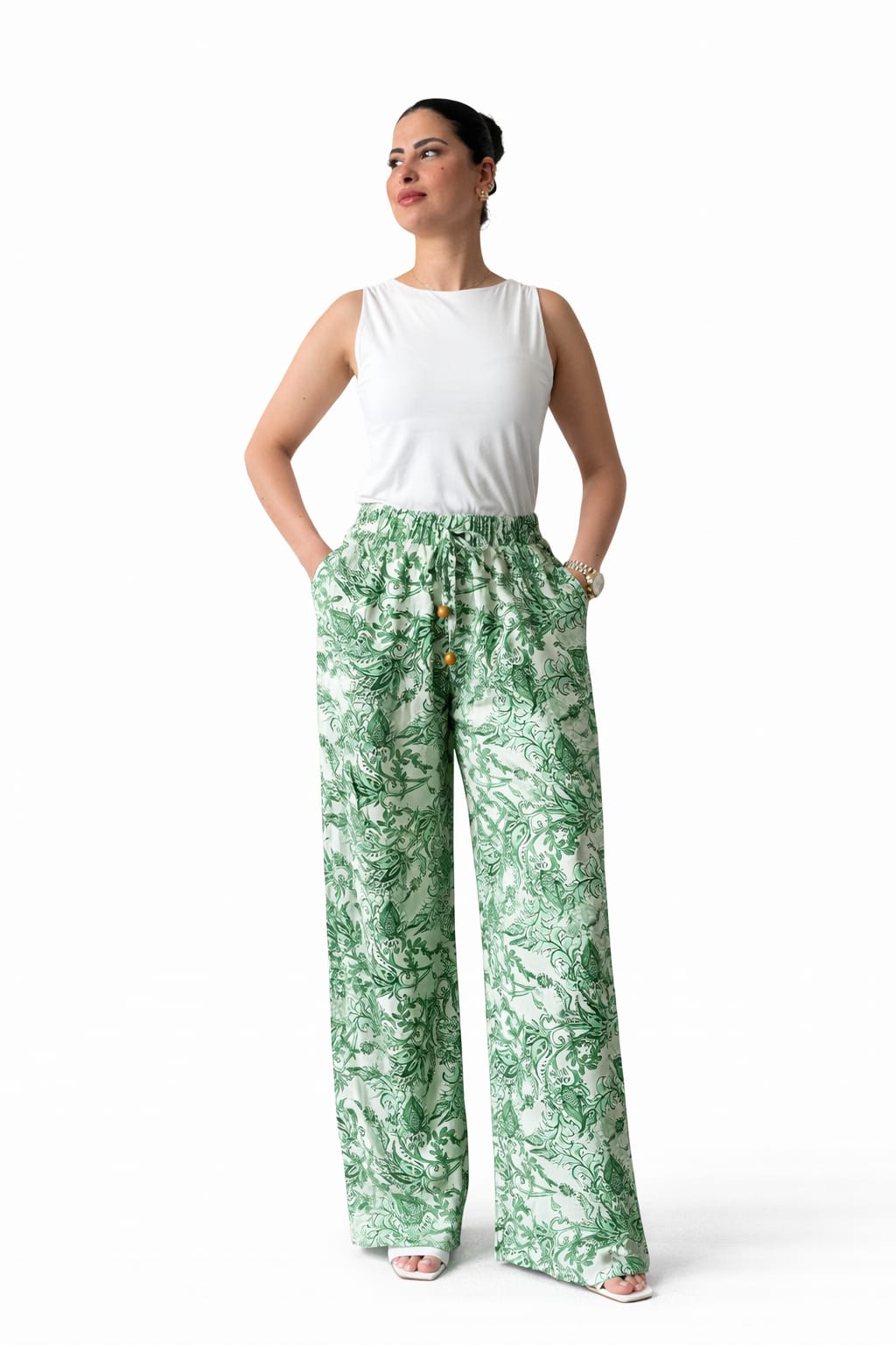 Printed Viscose Pant