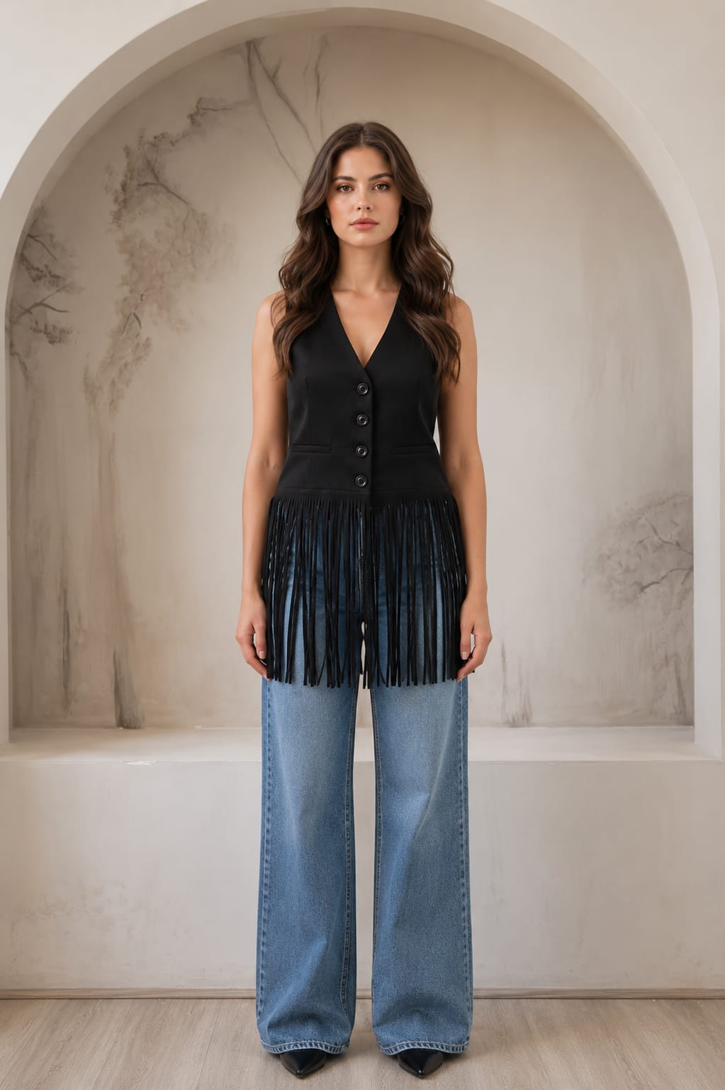 Long Tassel Vest