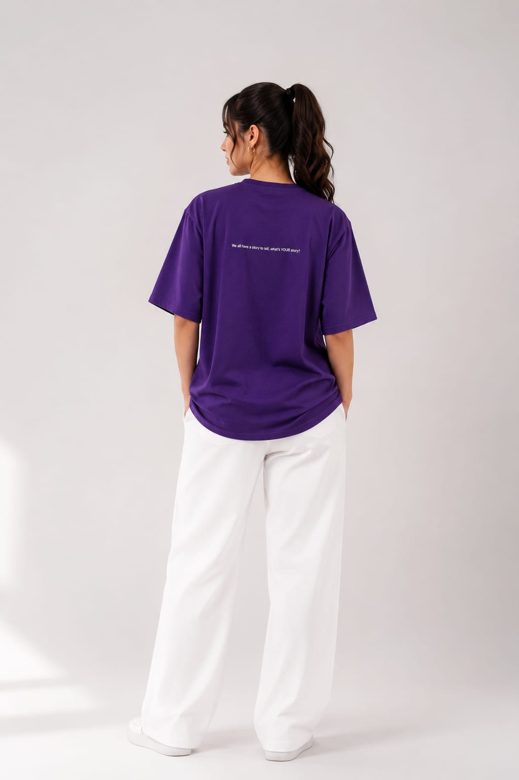 Cotton Everyday T-Shirt In Purple