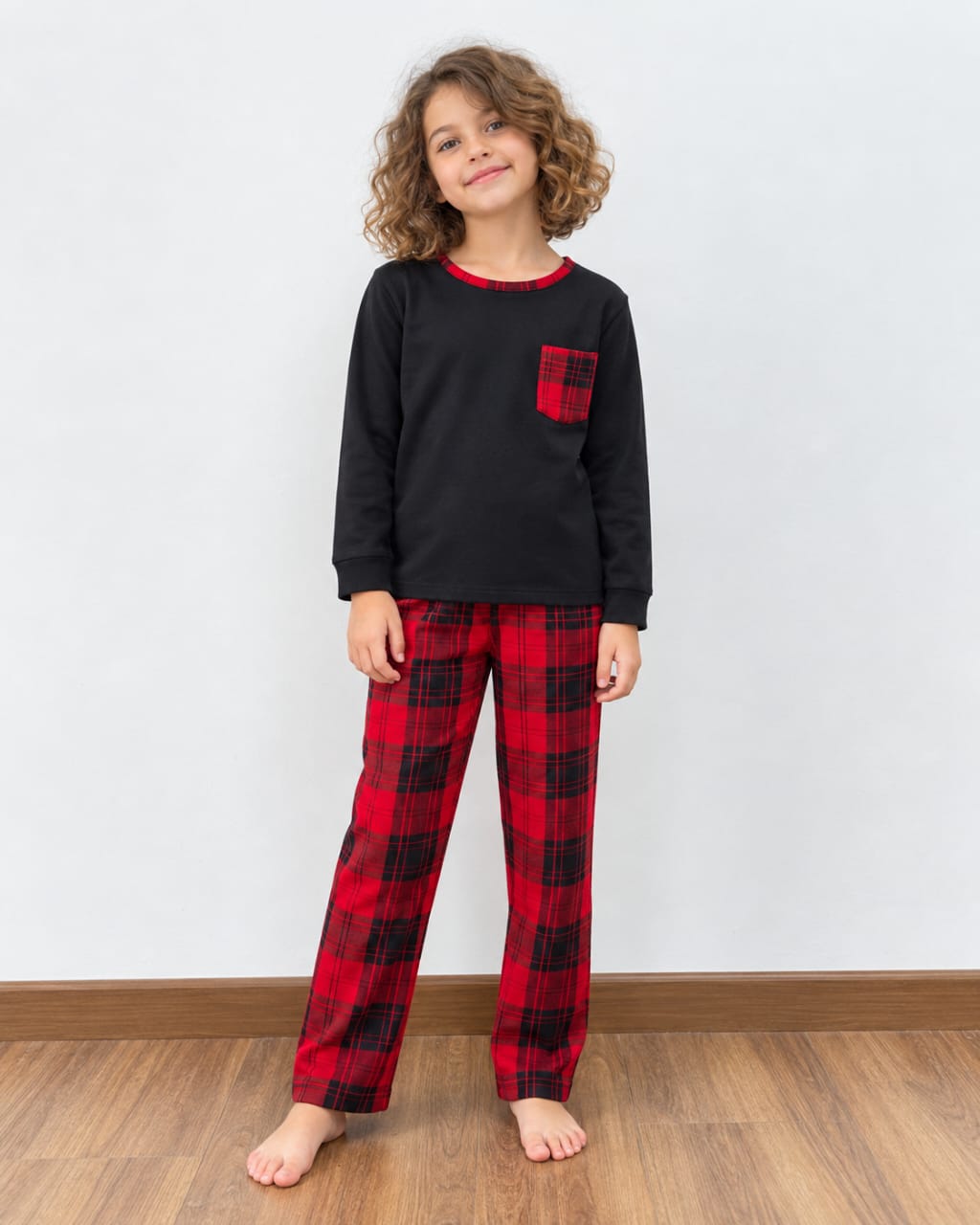 Plaid Pajama For Kids