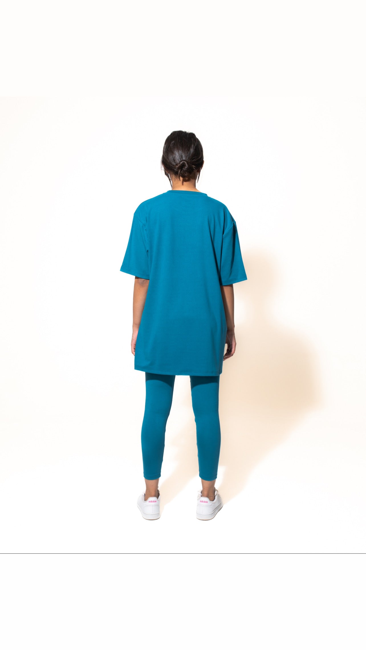 Lycra Legging Set In Teal