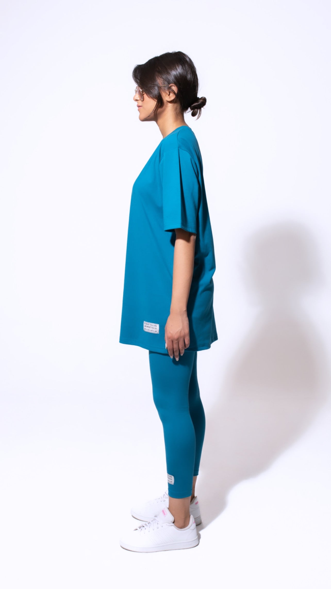 Lycra Legging Set In Teal