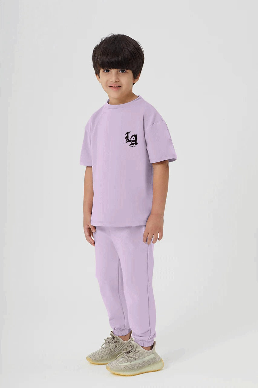 Children LA Kids Set In Purple