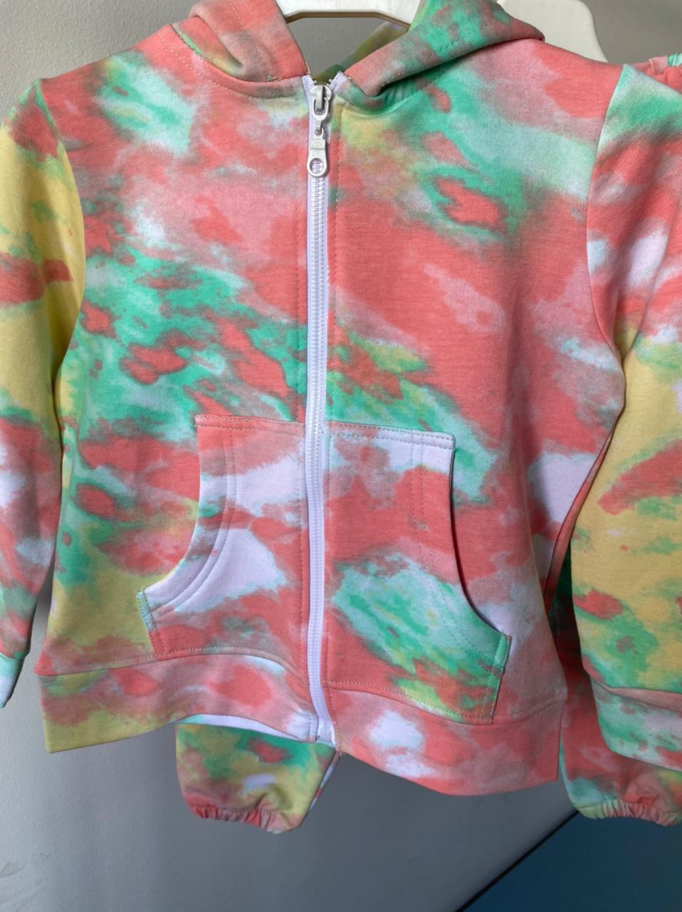 Multi Color Sweater In Orange