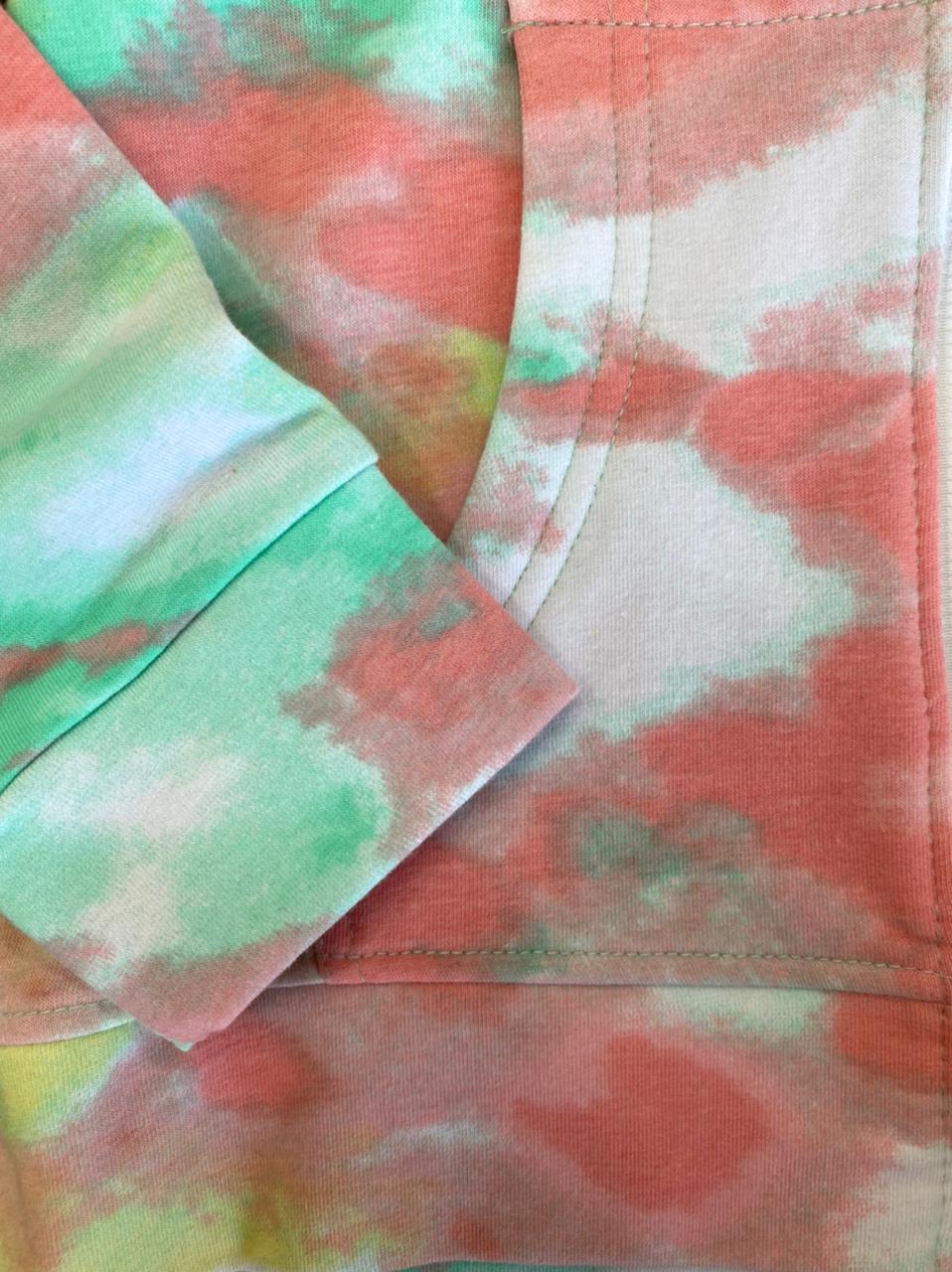 Tie Dye Sweater Set For Kids