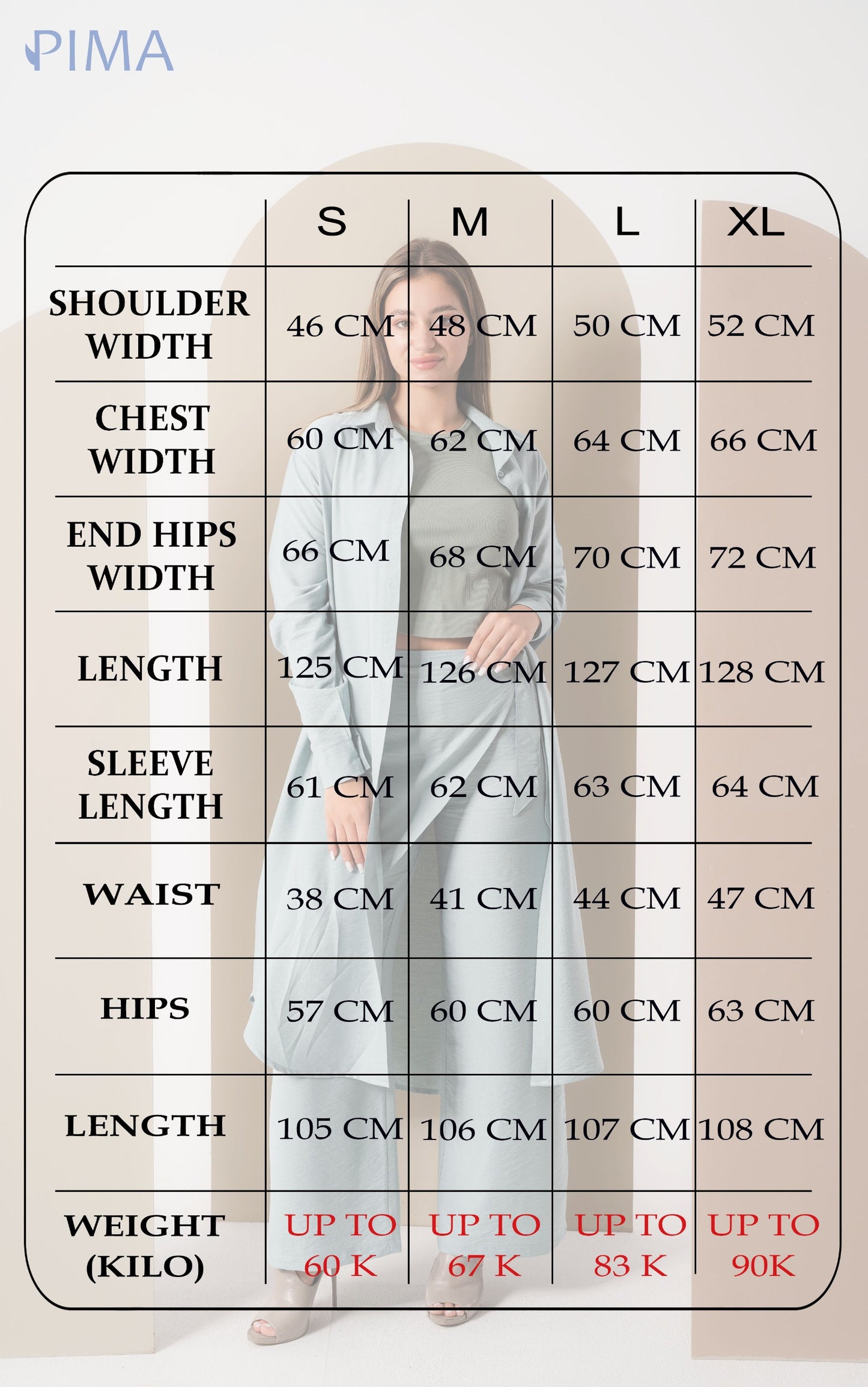 L-I - Long Linen Shirt I Beige