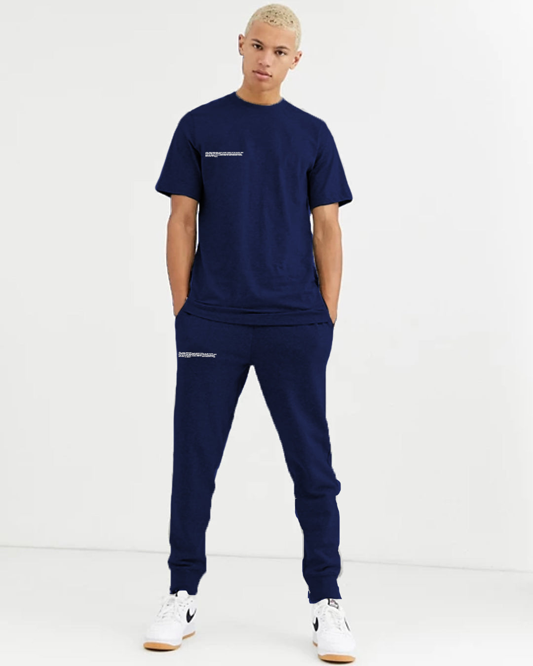 Men Basic Tracksuit In Navy