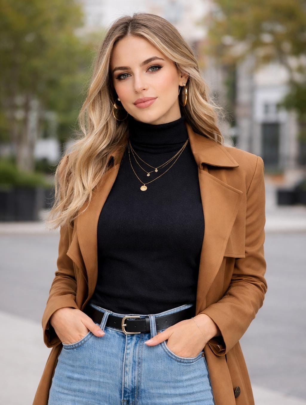 High Neck Top