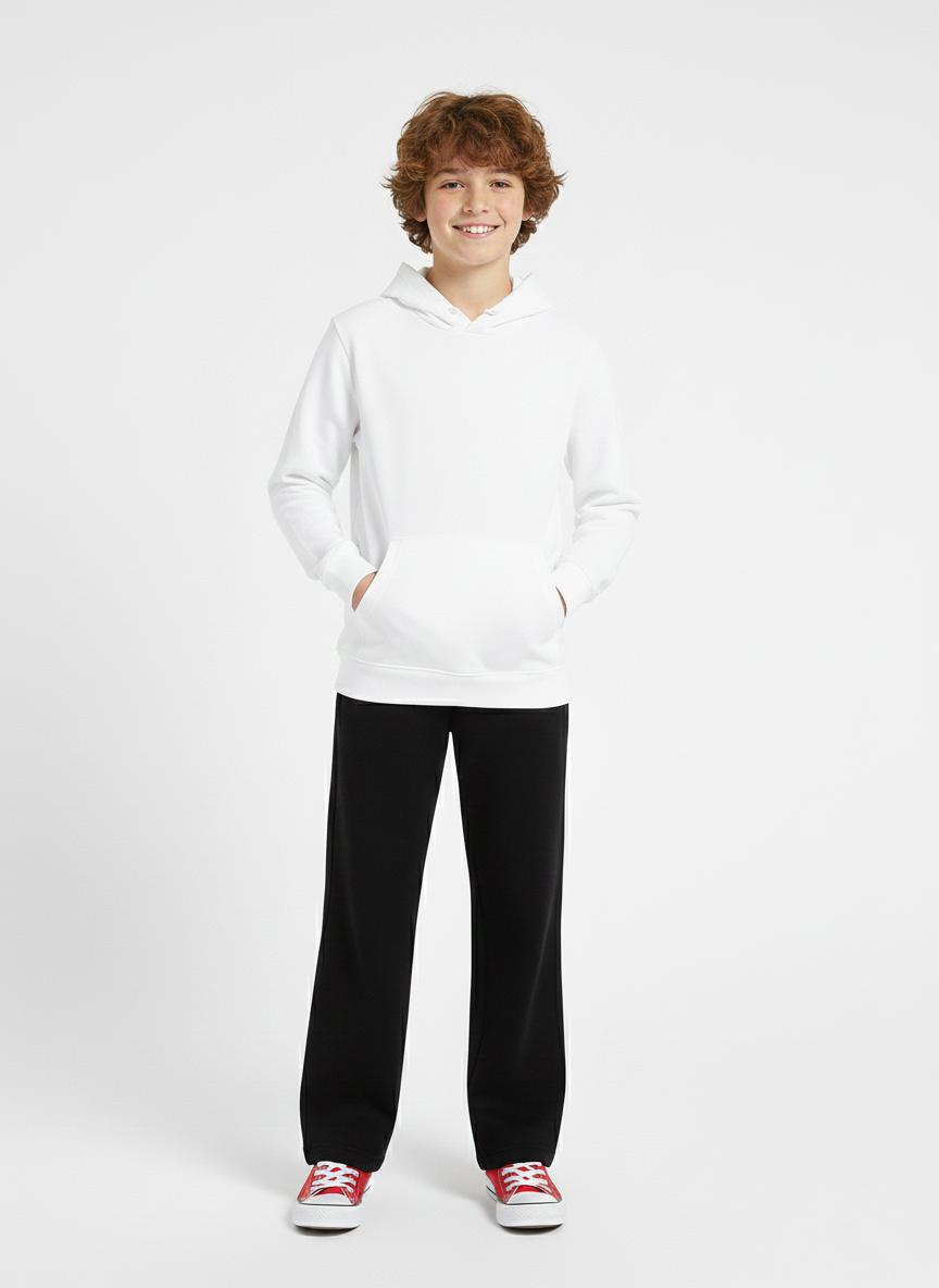 Straight leg trousers