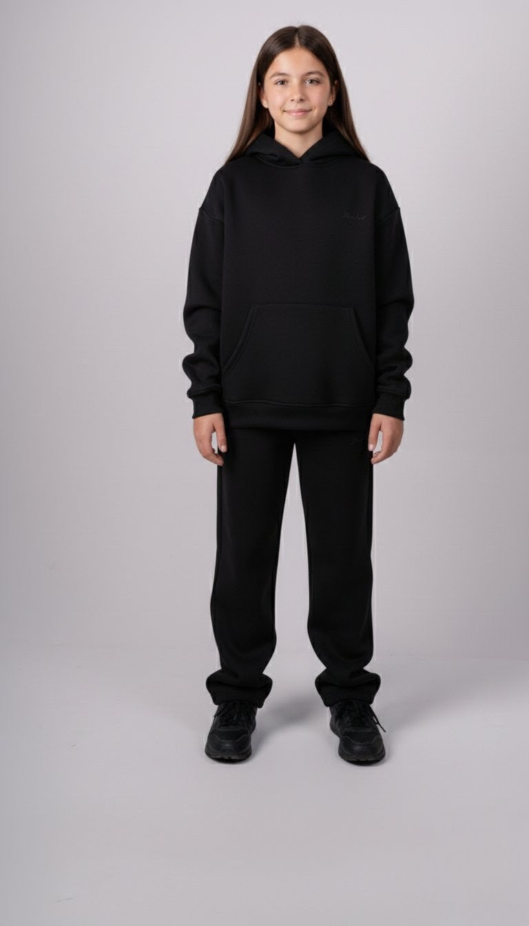 Kids Fleece Set | Black