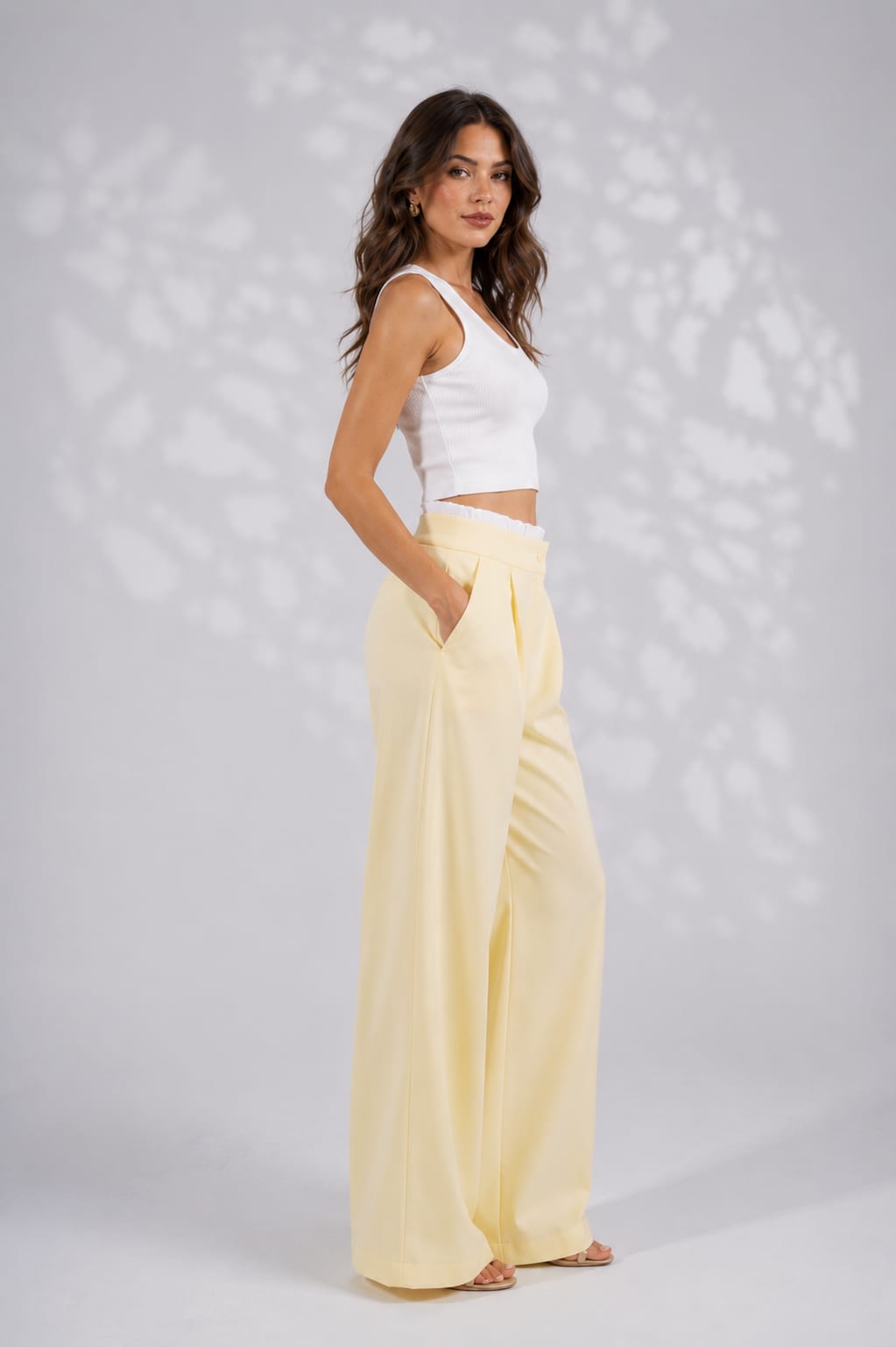 High Waist Wide Leg Pants