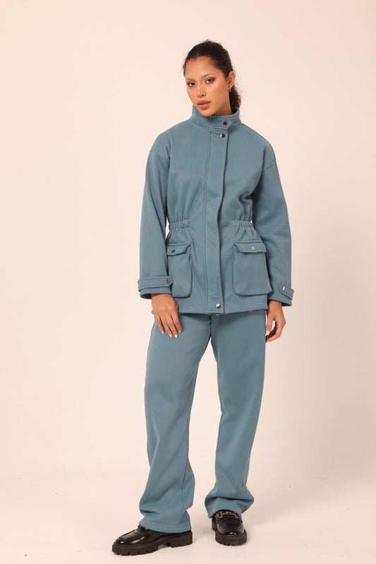 Elastic Waist Set | Teal