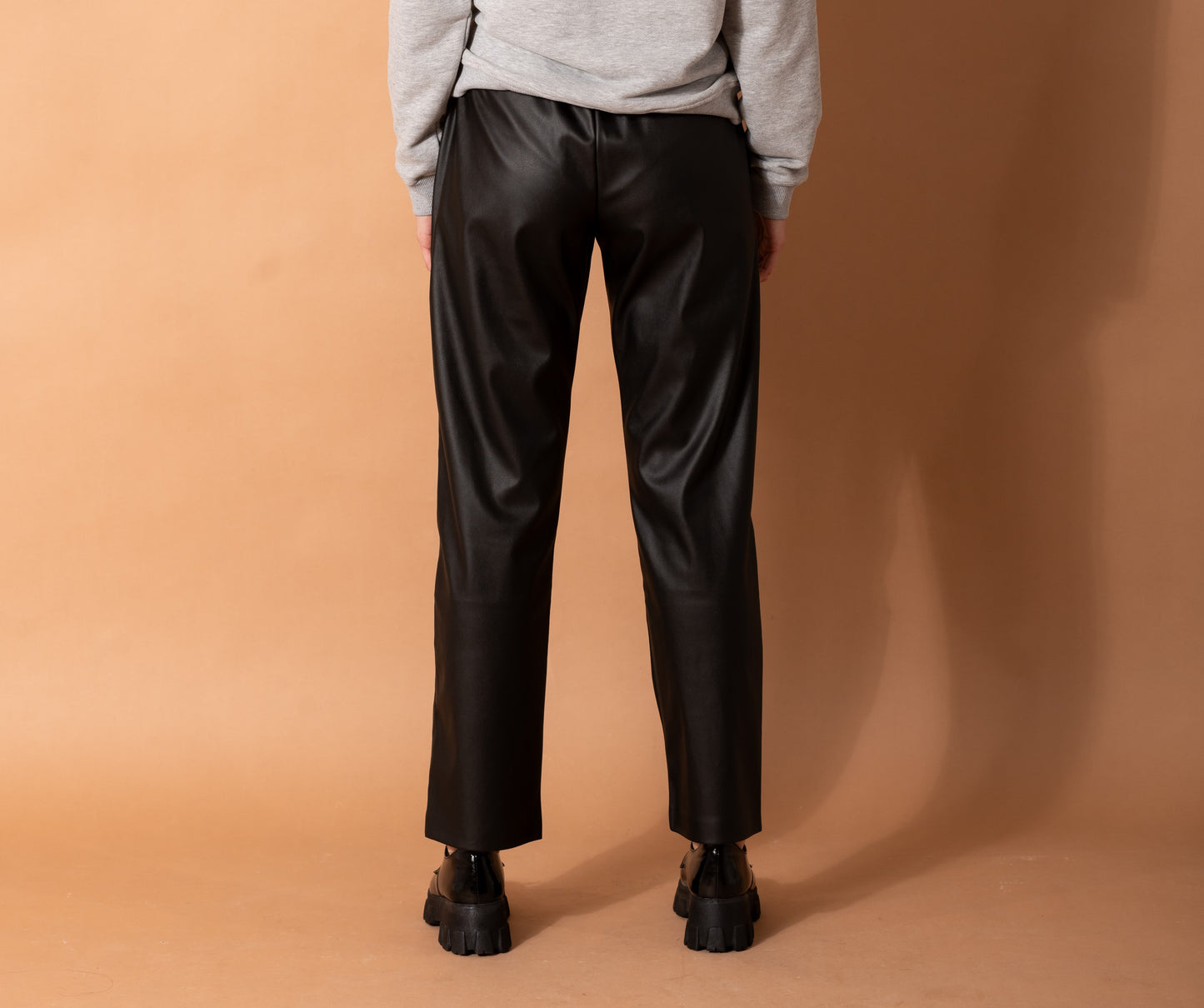 Faux-Leather Pants