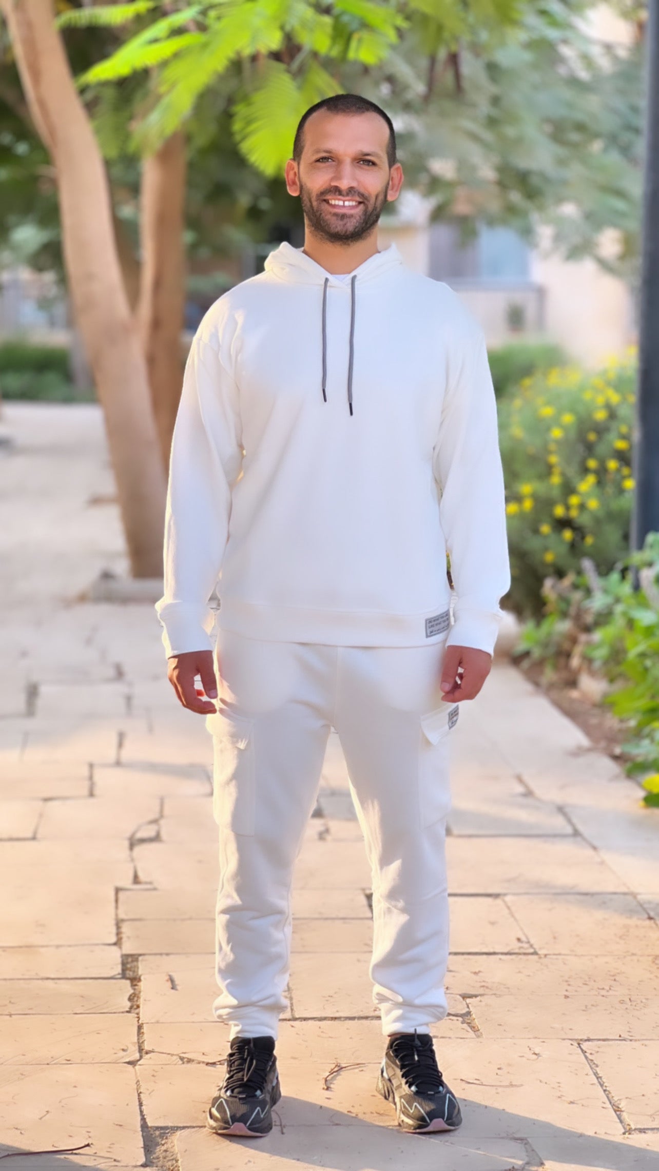 Cotton Cargo Set In White