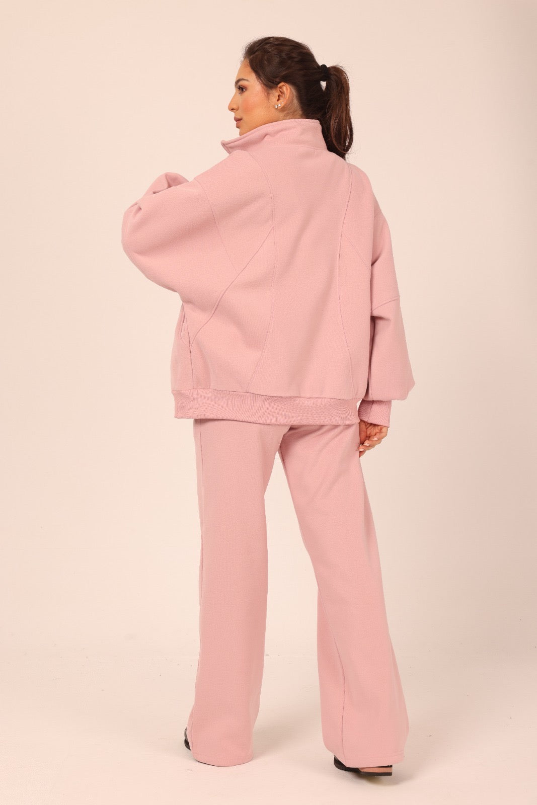 Soft Bomber Jacket Set