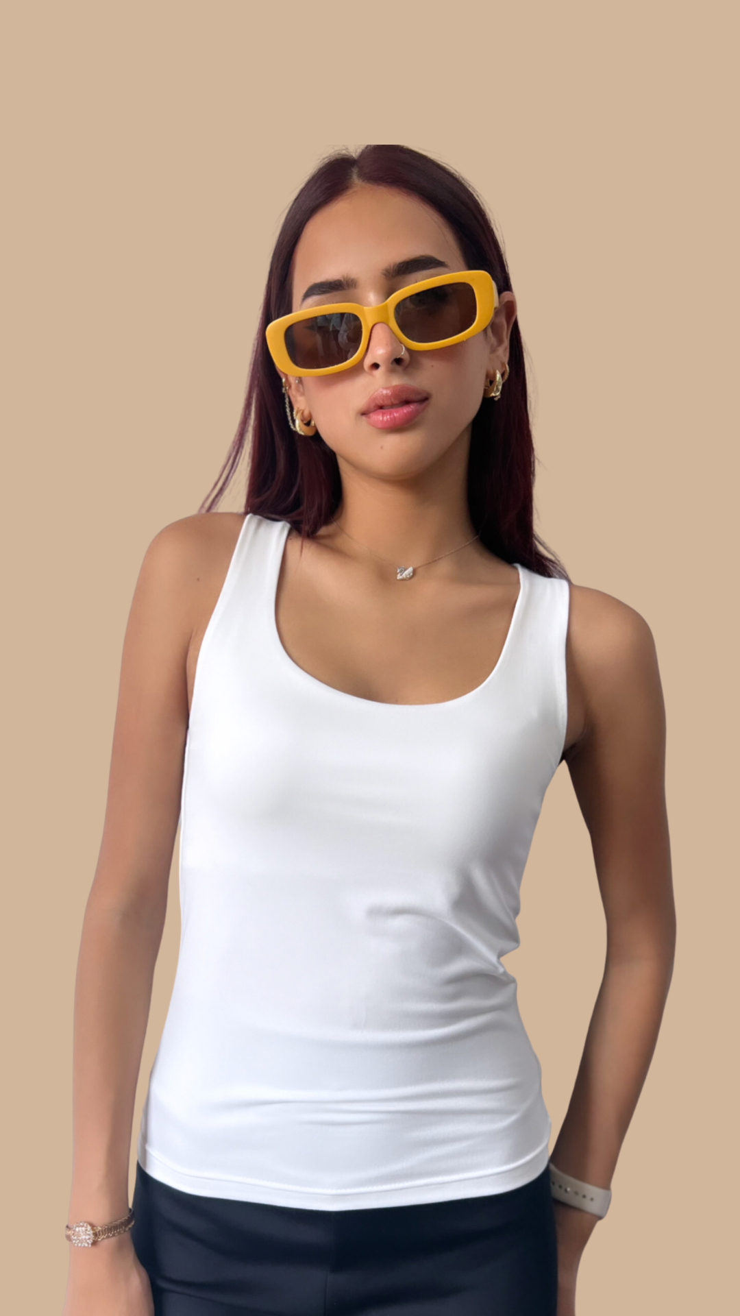 Basic Tank-Top In White