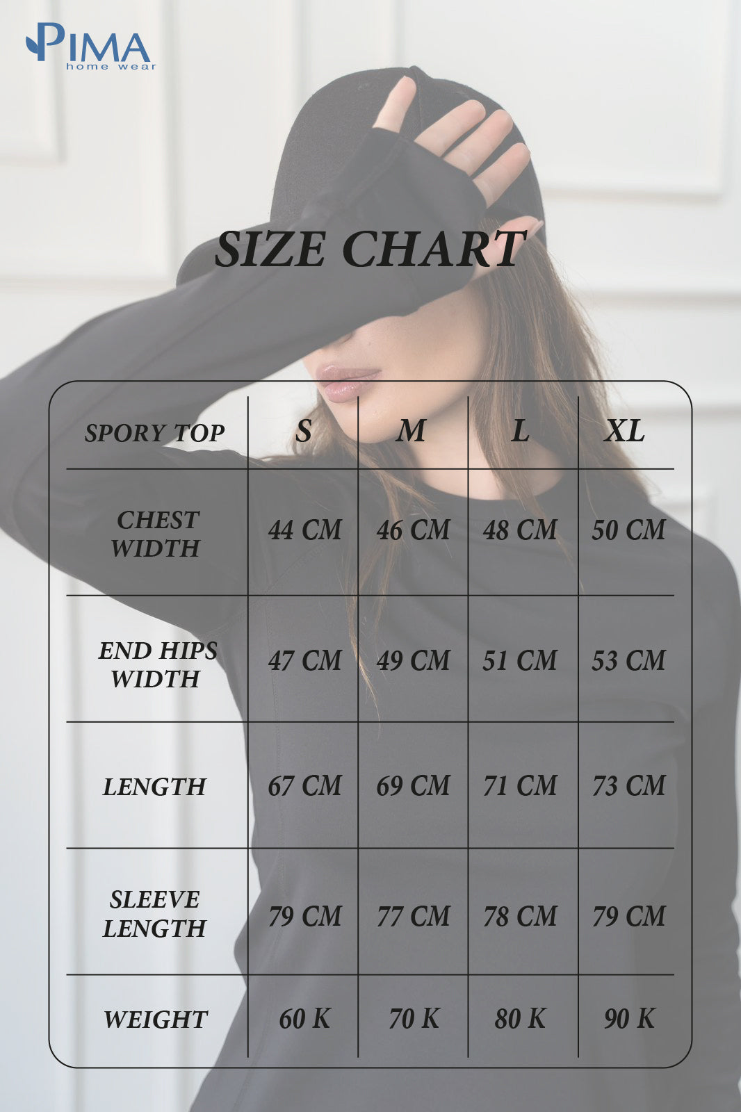 Sporty Thumbhole Top In Navy