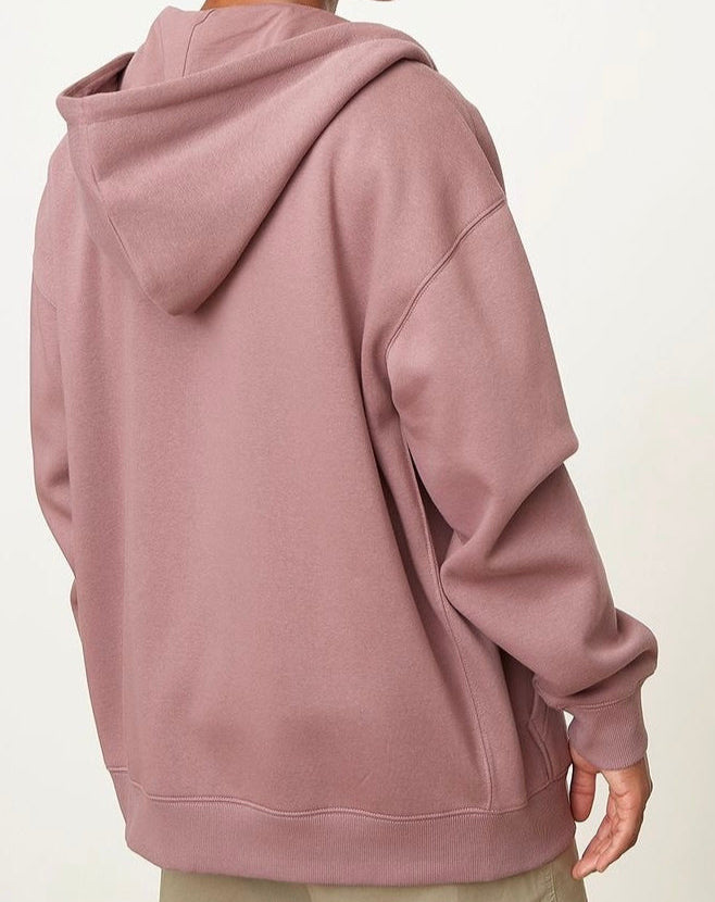 Comfy Melton Hoodie In Cashmere