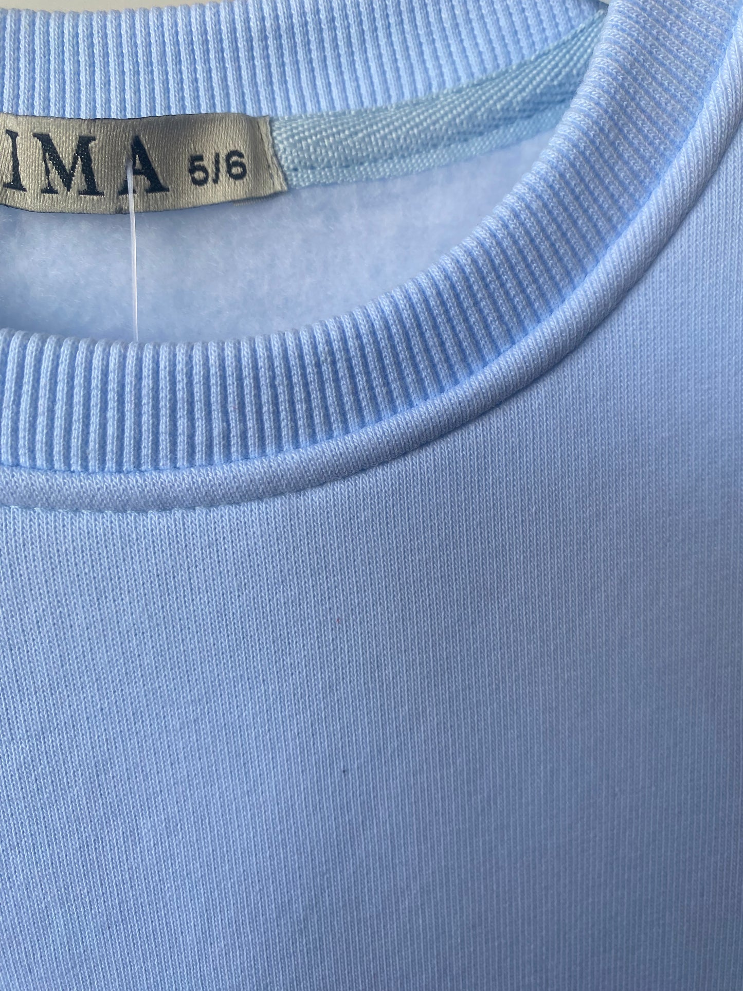 Girls Straight-Leg Melton Set In Baby-Blue