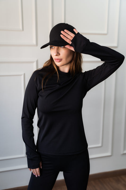 Sporty Thumbhole Top