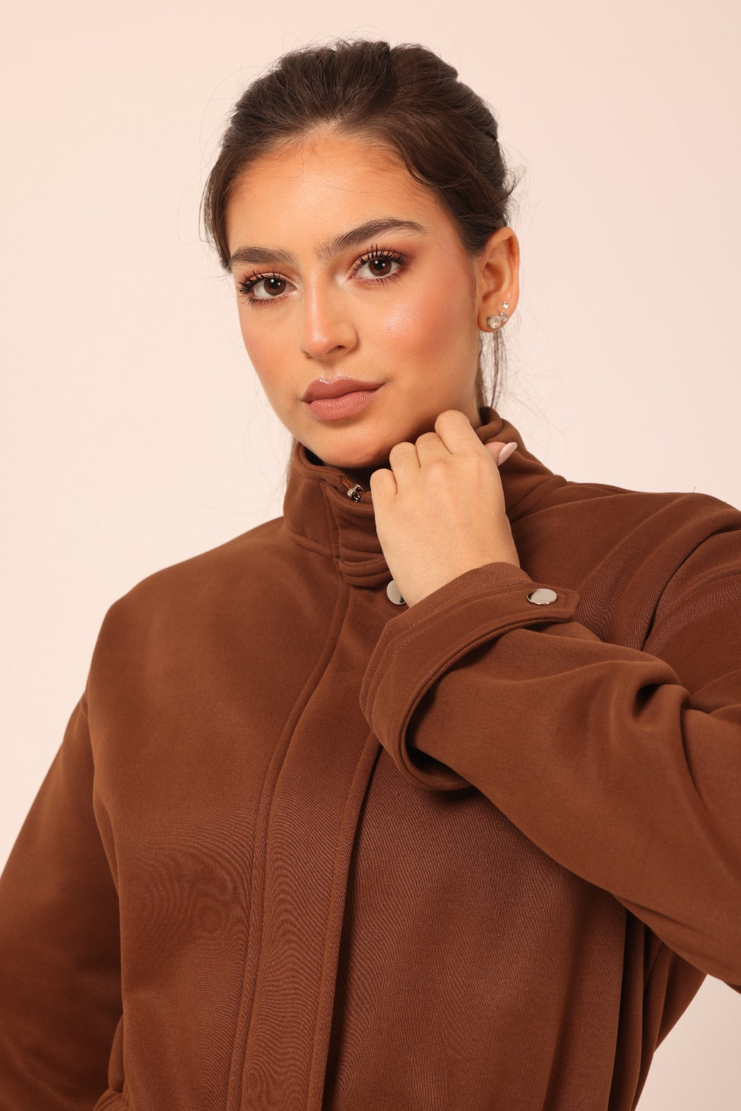 Elastic Waist Set | Brown