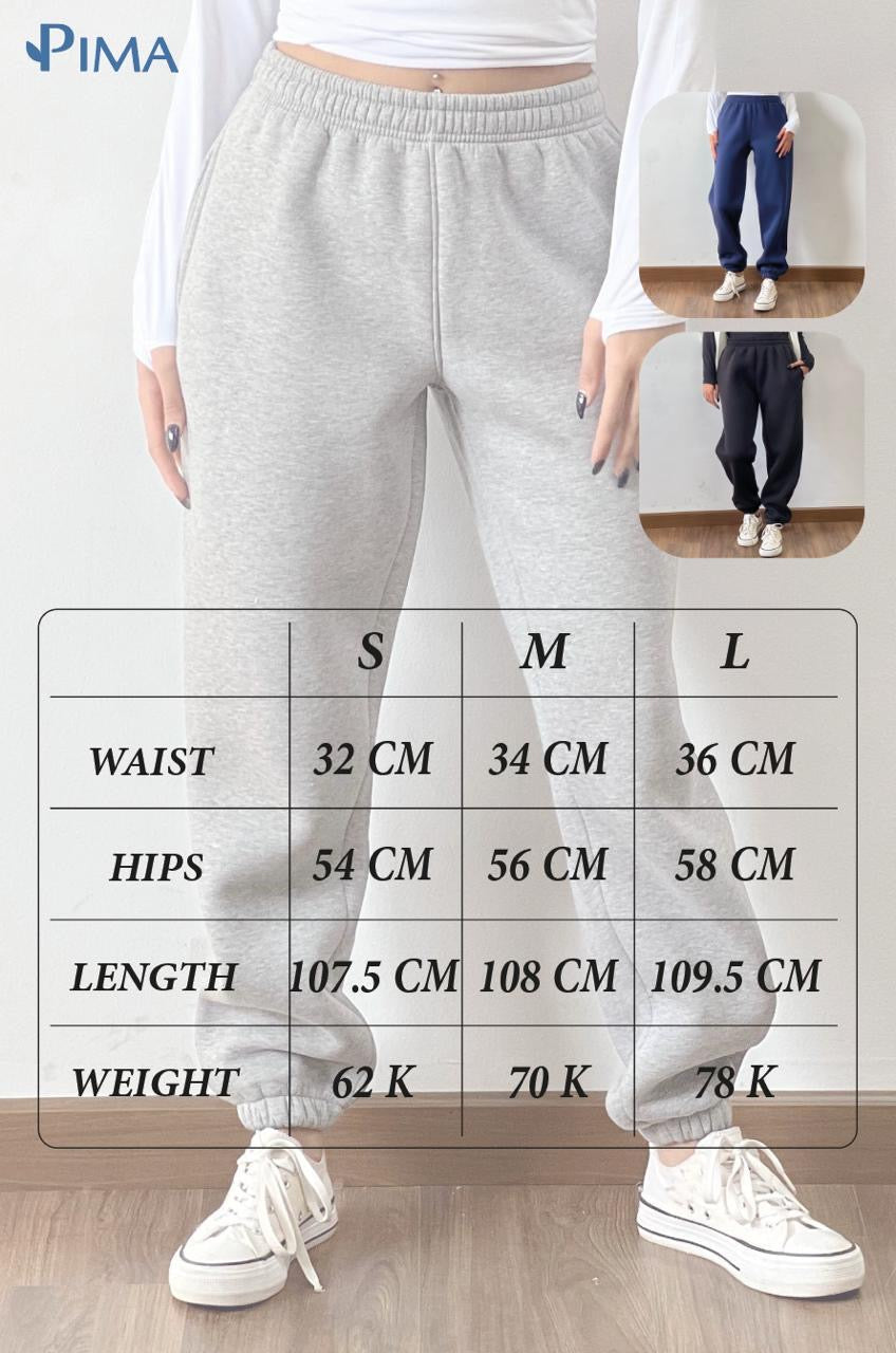 Solid Elastic Waist Joggers In Navy