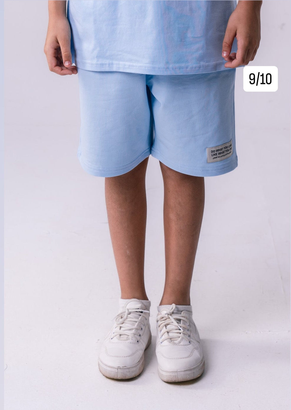 Kids Cotton Short In Baby Bule